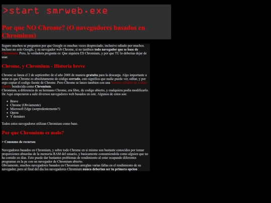 porqueNOusarchromenavegadoresbasadosenchrome screenshot