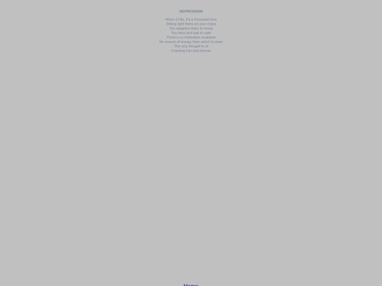 feels/depression screenshot