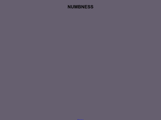 feels/numbness screenshot