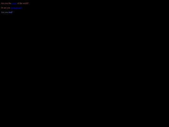 hyperlinkexperiment/areyou screenshot