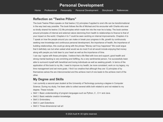 Personal_development screenshot