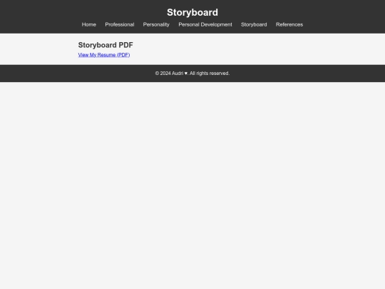 Storyboard screenshot