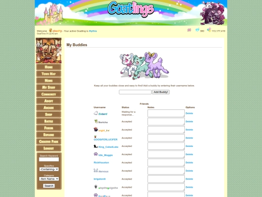 Buddies screenshot