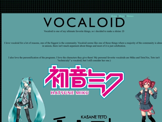 vocaloidshine screenshot