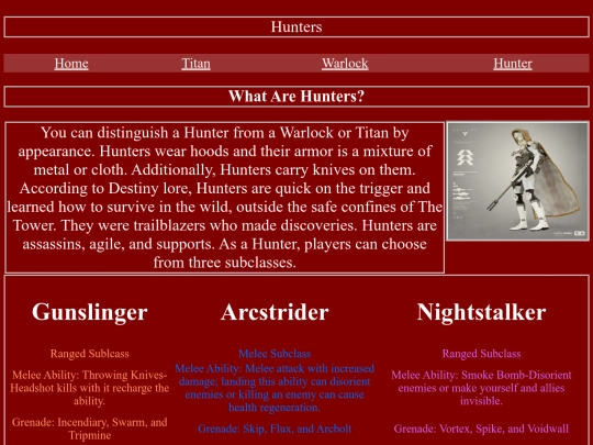 Hunter screenshot