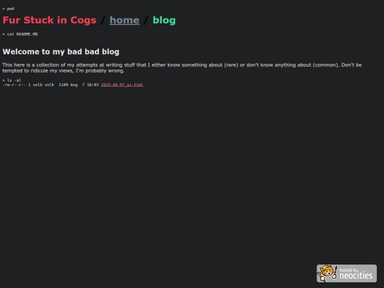 blog screenshot