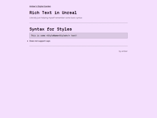 Rich Text in Unreal screenshot