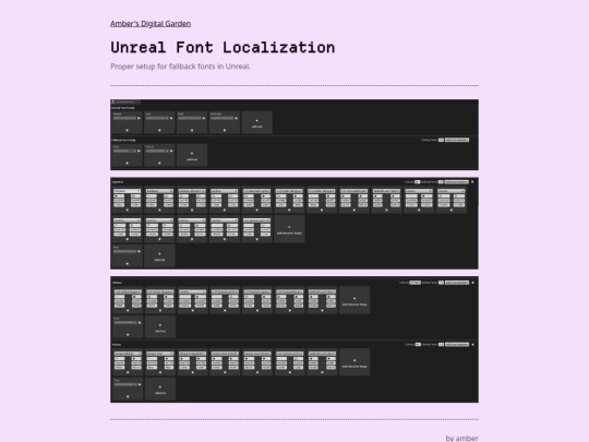 Unreal Font Localization screenshot