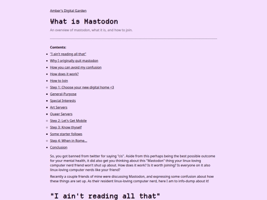 What is Mastodon screenshot