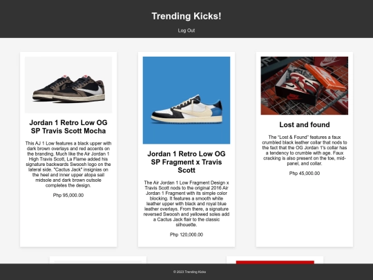 shoecollection screenshot