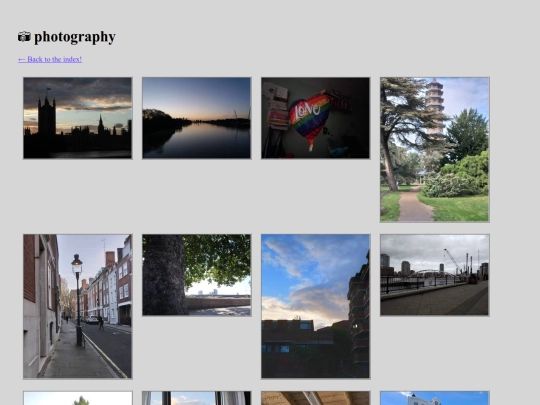 gallery/photography screenshot