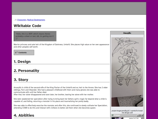 ocs/wiki pages/amarylis screenshot