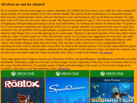 all_about_me_and_the_channel screenshot