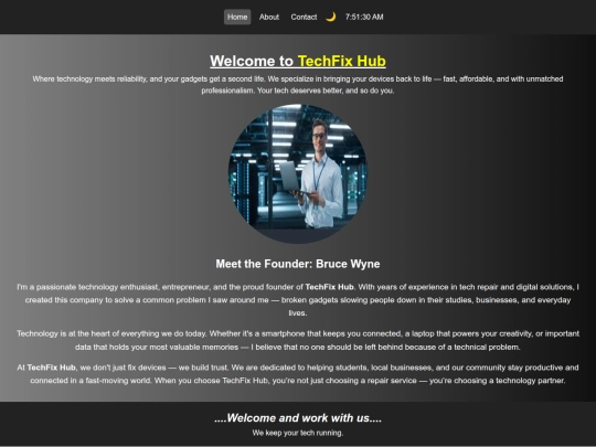TechFix_home screenshot