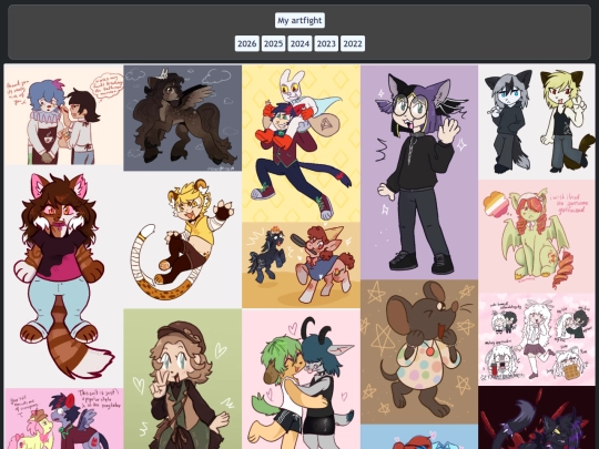 art/Artfight screenshot