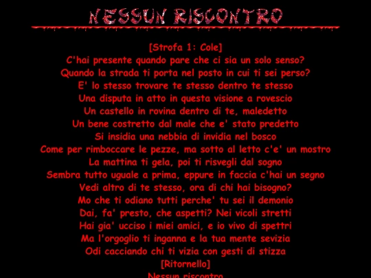 nessunriscontro screenshot