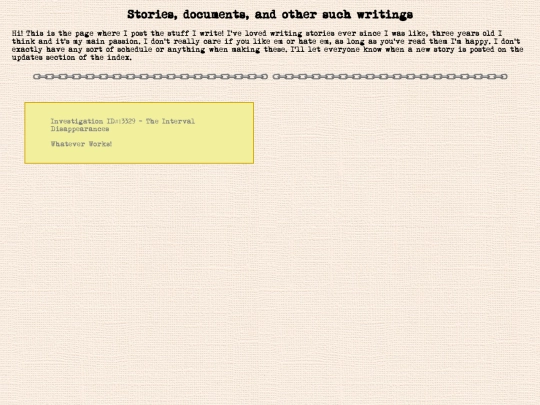 writing screenshot