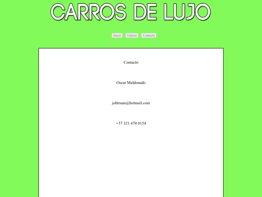 Contacto screenshot