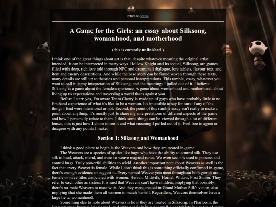 shrines/hollow_knight_pages/silksongramble screenshot