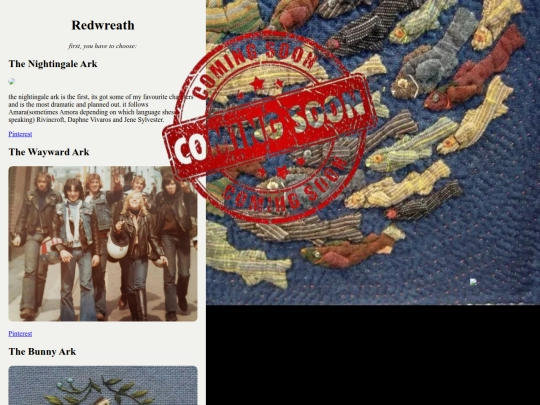 nav bar pages/site archive/gen 5/projects/Redwreath screenshot