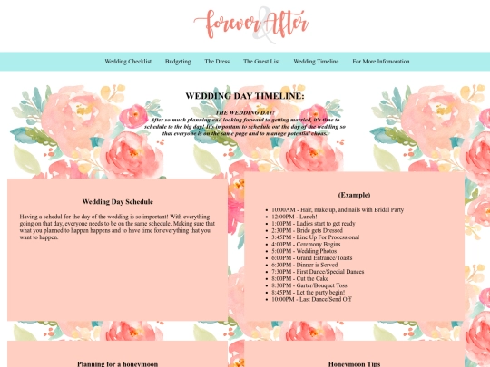 WeddingTimeline screenshot