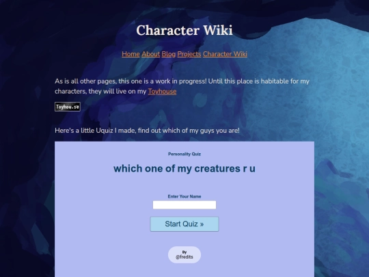characters/character screenshot
