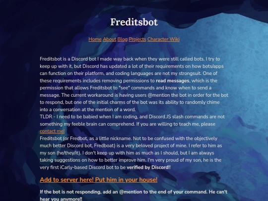 projects/freditsbot screenshot