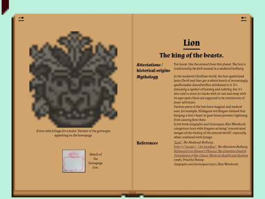 garden/bestiary/lion screenshot