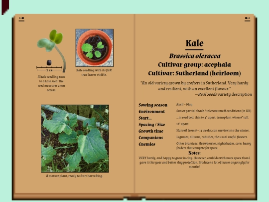 garden/herbarium/kale screenshot