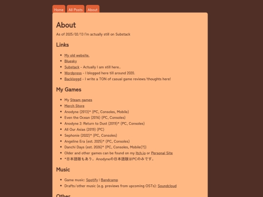 blog/info/about screenshot