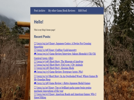 index screenshot