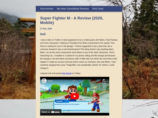 posts/2020-11-27-Super-Fighter-M-Review screenshot