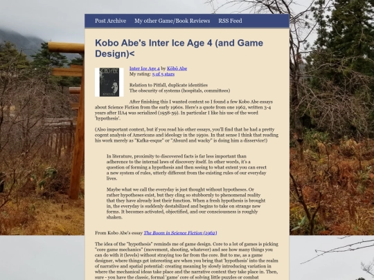 posts/2021-07-21 Kobo Abe's Inter Ice Age 4 (And Game Design) screenshot