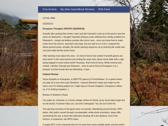 posts/2022-02-13-Evergrace-Thoughts screenshot