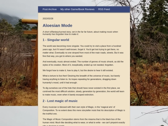 posts/2022-02-28 Aloesian Mode (Short Story) screenshot