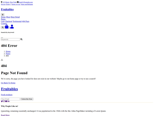 404 screenshot