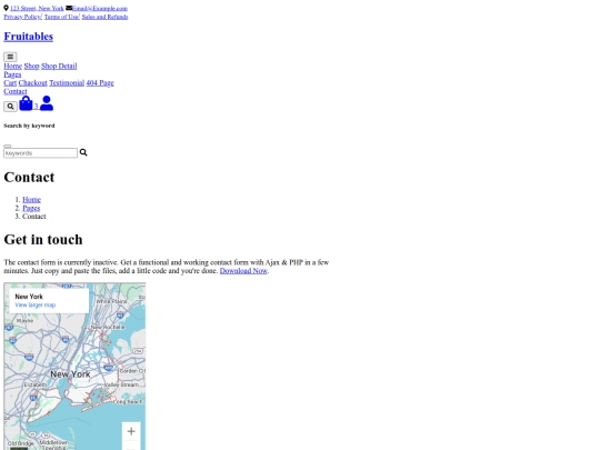 contact screenshot