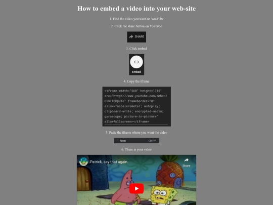 assignments/videotutorial screenshot