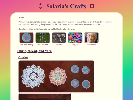 crafts screenshot