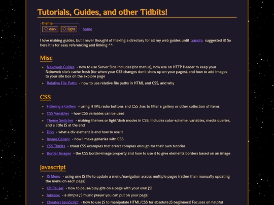 guides screenshot