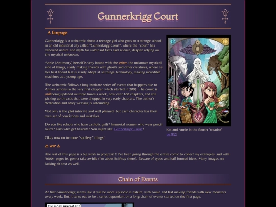 gunnerkrigg screenshot