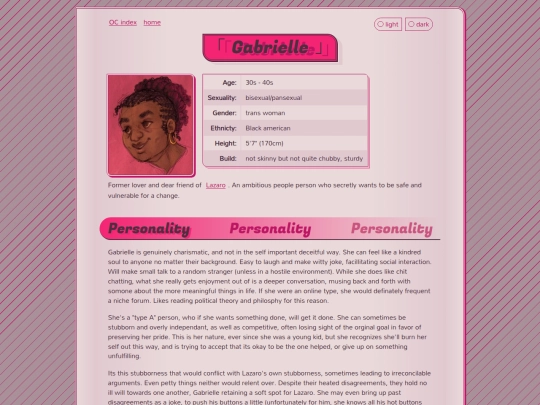 ocs/gabrielle screenshot