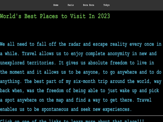 index screenshot