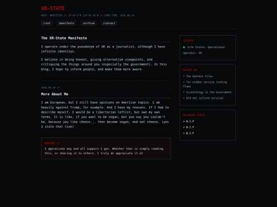 manifesto screenshot