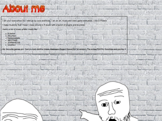aboutme screenshot