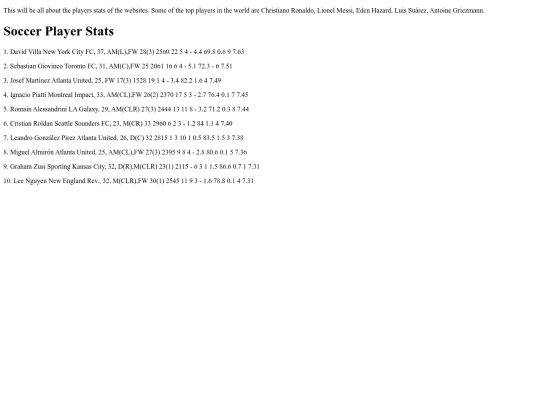 soccer/soccerstats screenshot