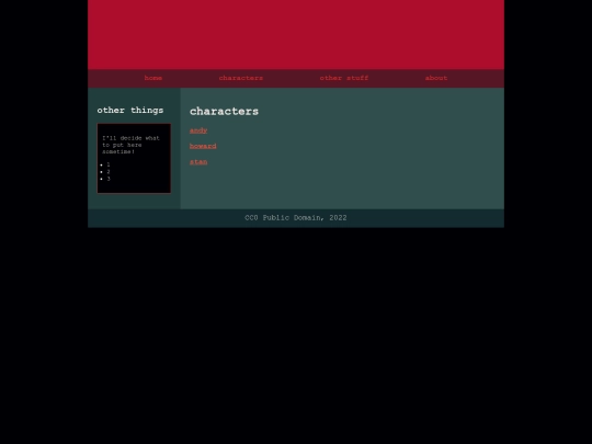 characters screenshot