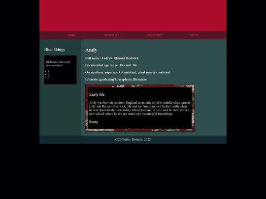 test screenshot