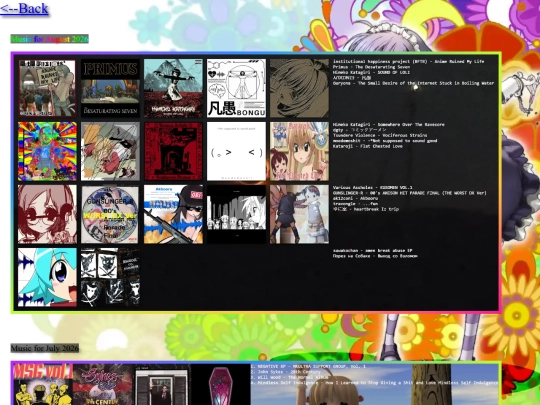 monthlyalbums screenshot