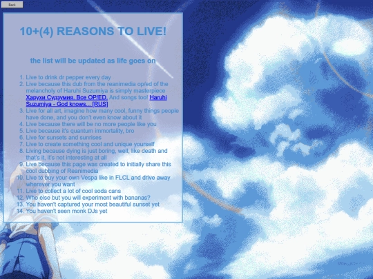 reasonstolive screenshot